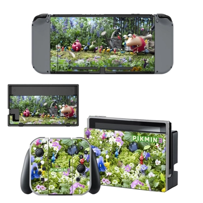 Pikmin 3 decal skin for Nintendo Switch Console and Contro.. Pikmin 3 decal skin for Nintendo Switch Console and Contro..