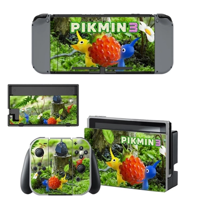 Pikmin 3 decal skin for Nintendo Switch Console and Contro.. Pikmin 3 decal skin for Nintendo Switch Console and Contro..