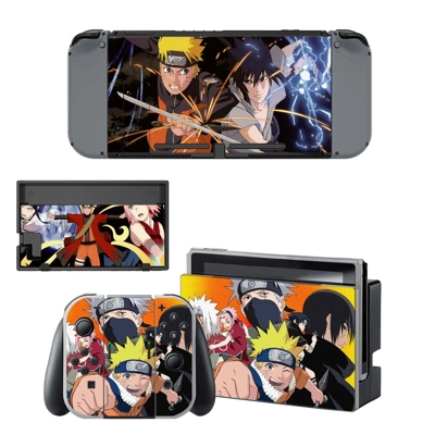 Naruto decal skin for Nintendo Switch Console and Controll.. Naruto decal skin for Nintendo Switch Console and Controll..