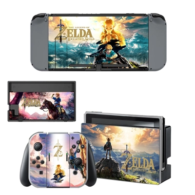 The Legend of Zelda decal skin for Nintendo Switch Console.. The Legend of Zelda decal skin for Nintendo Switch Console..