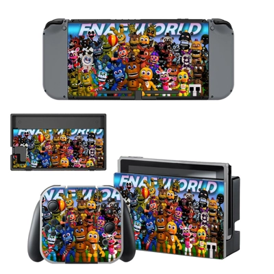Five Nights of Teddy Bear decal skin for Nintendo Switch Console and Controllers