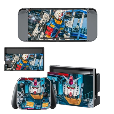 Anime Gundam decal skin for Nintendo Switch Console and Co.. Anime Gundam decal skin for Nintendo Switch Console and Co..
