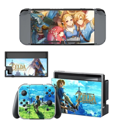 The Legend of Zelda decal skin for Nintendo Switch Console.. The Legend of Zelda decal skin for Nintendo Switch Console..