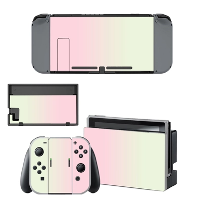 Solid Color decal skin for Nintendo Switch Console and Controllers