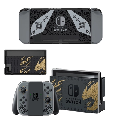 Monster Hunter Rise decal skin for Nintendo Switch Console.. Monster Hunter Rise decal skin for Nintendo Switch Console..