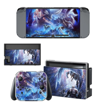 Monster Hunter decal skin for Nintendo Switch Console and .. Monster Hunter decal skin for Nintendo Switch Console and ..
