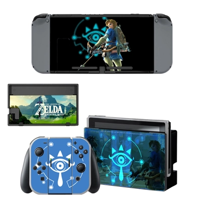 Zelda Breath of the Wild decal skin for Nintendo Switch Console and Controllers