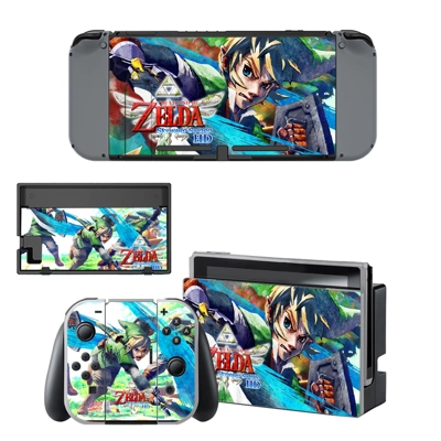 Zelda Skyward Sword decal skin for Nintendo Switch Console.. Zelda Skyward Sword decal skin for Nintendo Switch Console..