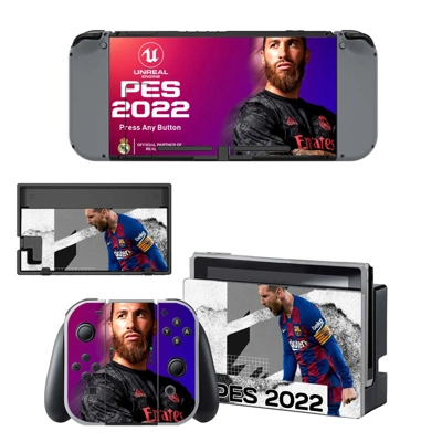 PES 2022 decal skin for Nintendo Switch Console and Contro.. PES 2022 decal skin for Nintendo Switch Console and Contro..