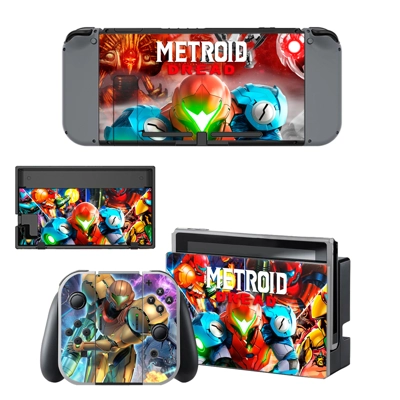 Metroid Dread decal skin for Nintendo Switch Console and C.. Metroid Dread decal skin for Nintendo Switch Console and C..