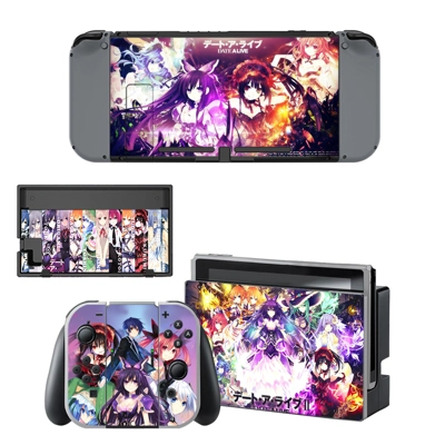 Date A Live decal skin for Nintendo Switch Console and Con.. Date A Live decal skin for Nintendo Switch Console and Con..