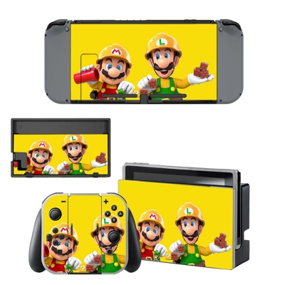 Super Mario decal skin for Nintendo Switch Console and Con.. Super Mario decal skin for Nintendo Switch Console and Con..