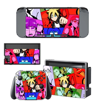 Naruto decal skin for Nintendo Switch Console and Controll.. Naruto decal skin for Nintendo Switch Console and Controll..