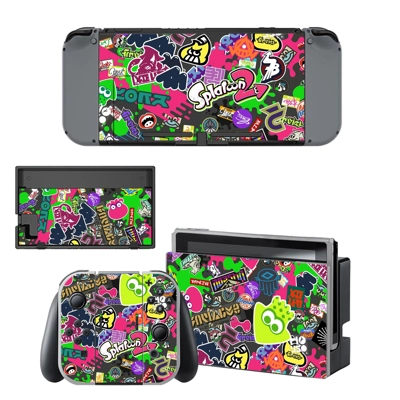Splatoon 2 decal skin for Nintendo Switch Console and Cont.. Splatoon 2 decal skin for Nintendo Switch Console and Cont..