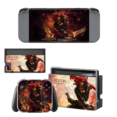 League of Legends Katarina decal skin for Nintendo Switch .. League of Legends Katarina decal skin for Nintendo Switch ..