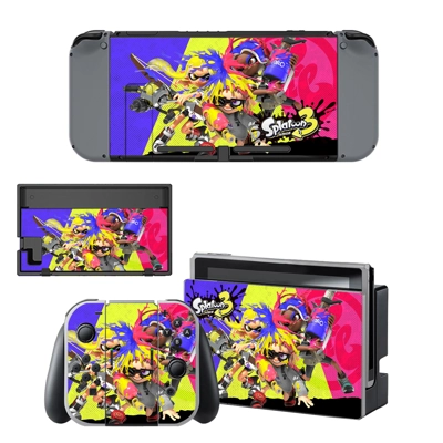 Splatoon 3 decal skin for Nintendo Switch Console and Cont.. Splatoon 3 decal skin for Nintendo Switch Console and Cont..