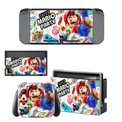 Super Mario Party decal skin for Nintendo Switch Console a.. Super Mario Party decal skin for Nintendo Switch Console a..