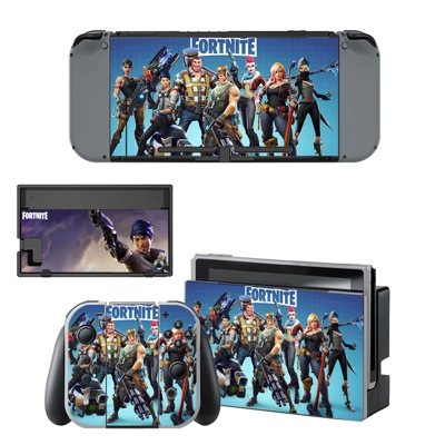 Fortnite decal skin for Nintendo Switch Console and Controllers
