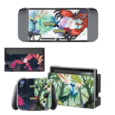 Pokemon X and Y decal skin for Nintendo Switch Console and.. Pokemon X and Y decal skin for Nintendo Switch Console and..