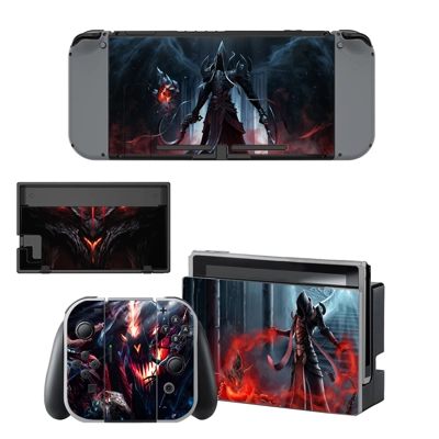 Diablo decal skin for Nintendo Switch Console and Controll.. Diablo decal skin for Nintendo Switch Console and Controll..