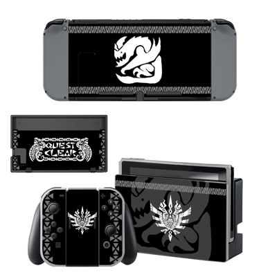 Monster Hunter decal skin for Nintendo Switch Console and .. Monster Hunter decal skin for Nintendo Switch Console and ..