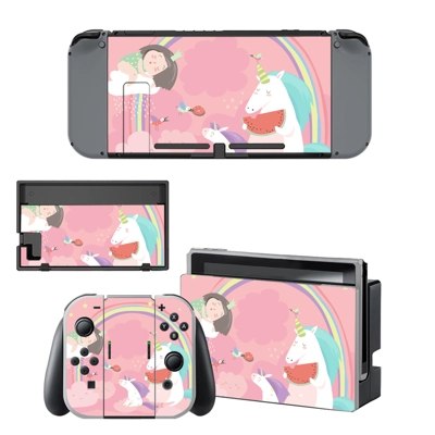Cute Unicorn decal skin for Nintendo Switch Console and Co.. Cute Unicorn decal skin for Nintendo Switch Console and Co..
