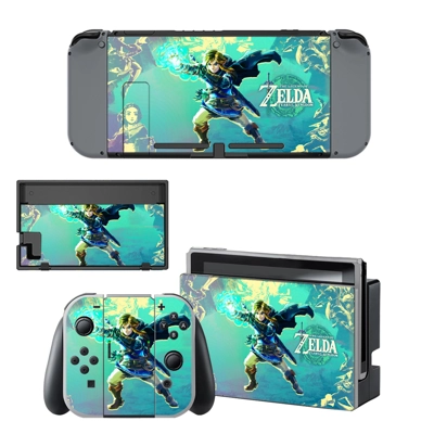 Zelda Tears of the Kingdom decal skin for Nintendo Switch .. Zelda Tears of the Kingdom decal skin for Nintendo Switch ..