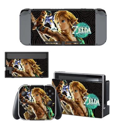 Zelda Tears of the Kingdom decal skin for Nintendo Switch .. Zelda Tears of the Kingdom decal skin for Nintendo Switch ..