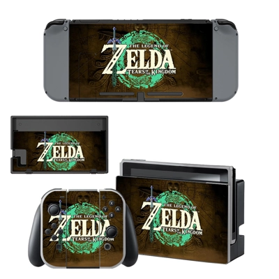 Zelda Tears of the Kingdom decal skin for Nintendo Switch Console and Controllers