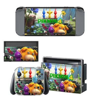 Pikmin 4 decal skin for Nintendo Switch Console and Contro.. Pikmin 4 decal skin for Nintendo Switch Console and Contro..