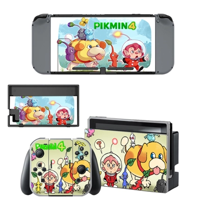 Pikmin 4 decal skin for Nintendo Switch Console and Contro.. Pikmin 4 decal skin for Nintendo Switch Console and Contro..