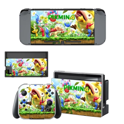 Pikmin 4 decal skin for Nintendo Switch Console and Contro.. Pikmin 4 decal skin for Nintendo Switch Console and Contro..