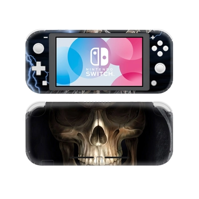 Skull Texture decal skin Sticker for Nintendo Switch Lite Console