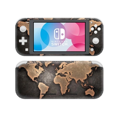 Map Texture decal skin Sticker for Nintendo Switch Lite Console