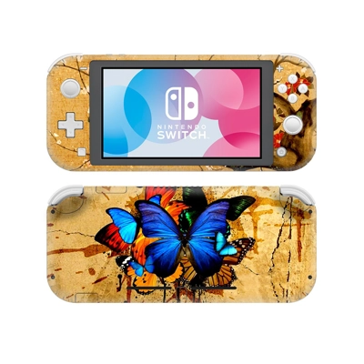 Butterflies Texture decal skin Sticker for Nintendo Switch Lite Console