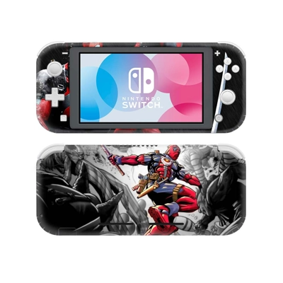 Deadpool decal skin Sticker for Nintendo Switch Lite Console