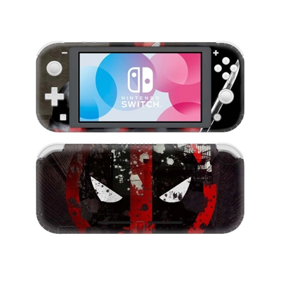 Deadpool decal skin Sticker for Nintendo Switch Lite Console