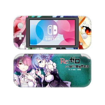 Anime Re Zero decal skin Sticker for Nintendo Switch Lite Console