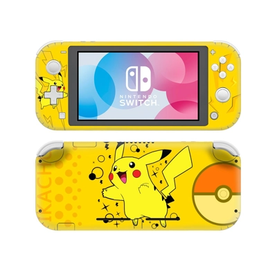 Pokemon Pikachu decal skin Sticker for Nintendo Switch Lite Console