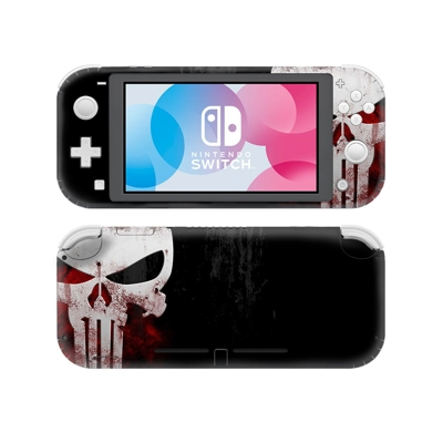 The Punisher decal skin Sticker for Nintendo Switch Lite Console