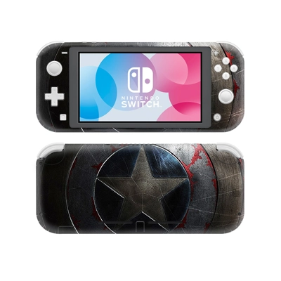Captain America decal skin Sticker for Nintendo Switch Lit..