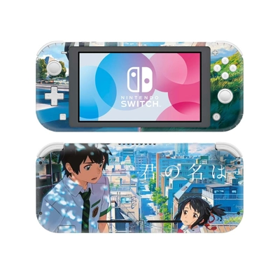 Anime Your Name decal skin Sticker for Nintendo Switch Lit..