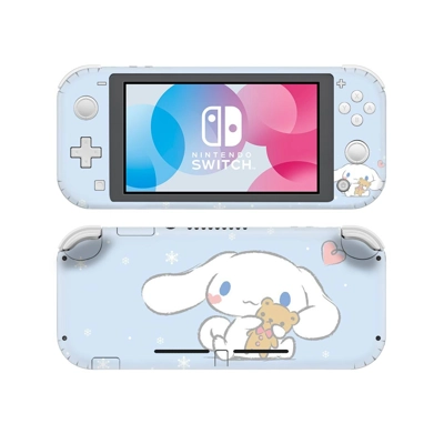 Big eared dog decal skin Sticker for Nintendo Switch Lite ..