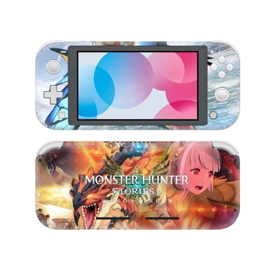 Monster Hunter Story 2 Wings of Destruction decal skin Sticker for Nintendo Switch Lite Console