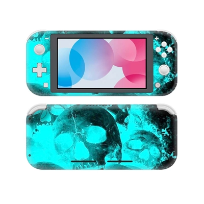 Skull Texture decal skin Sticker for Nintendo Switch Lite Console