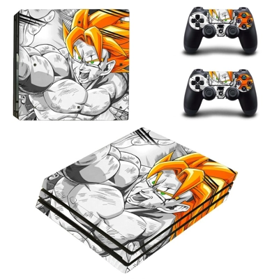 Dragon Ball Super decal skin for PS4 Pro Console and 2 Con.. Dragon Ball Super decal skin for PS4 Pro Console and 2 Con..