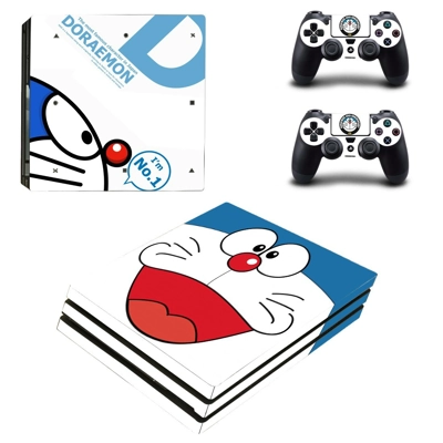 Doraemon decal skin for PS4 Pro Console and 2 Controllers Doraemon decal skin for PS4 Pro Console and 2 Controllers