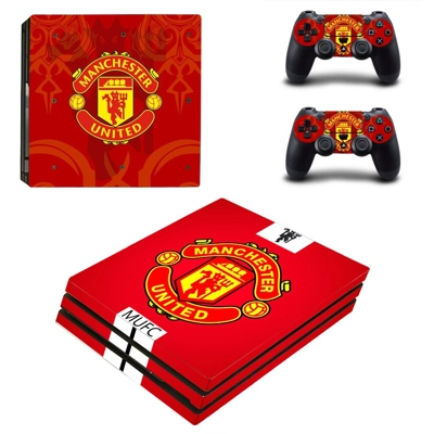 Manchester United decal skin for PS4 Pro Console and 2 Con.. Manchester United decal skin for PS4 Pro Console and 2 Con..