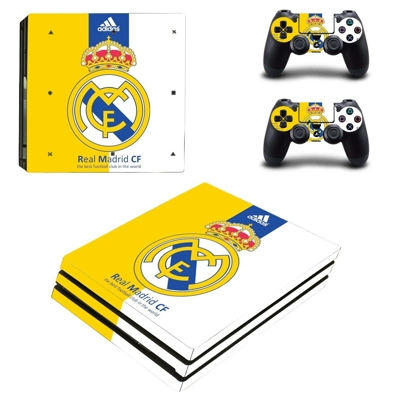 Real Madrid CF decal skin for PS4 Pro Console and 2 Contro.. Real Madrid CF decal skin for PS4 Pro Console and 2 Contro..