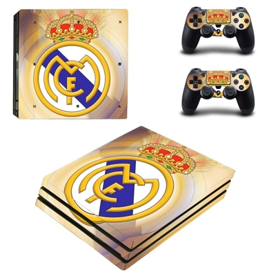 Real Madrid CF decal skin for PS4 Pro Console and 2 Contro.. Real Madrid CF decal skin for PS4 Pro Console and 2 Contro..